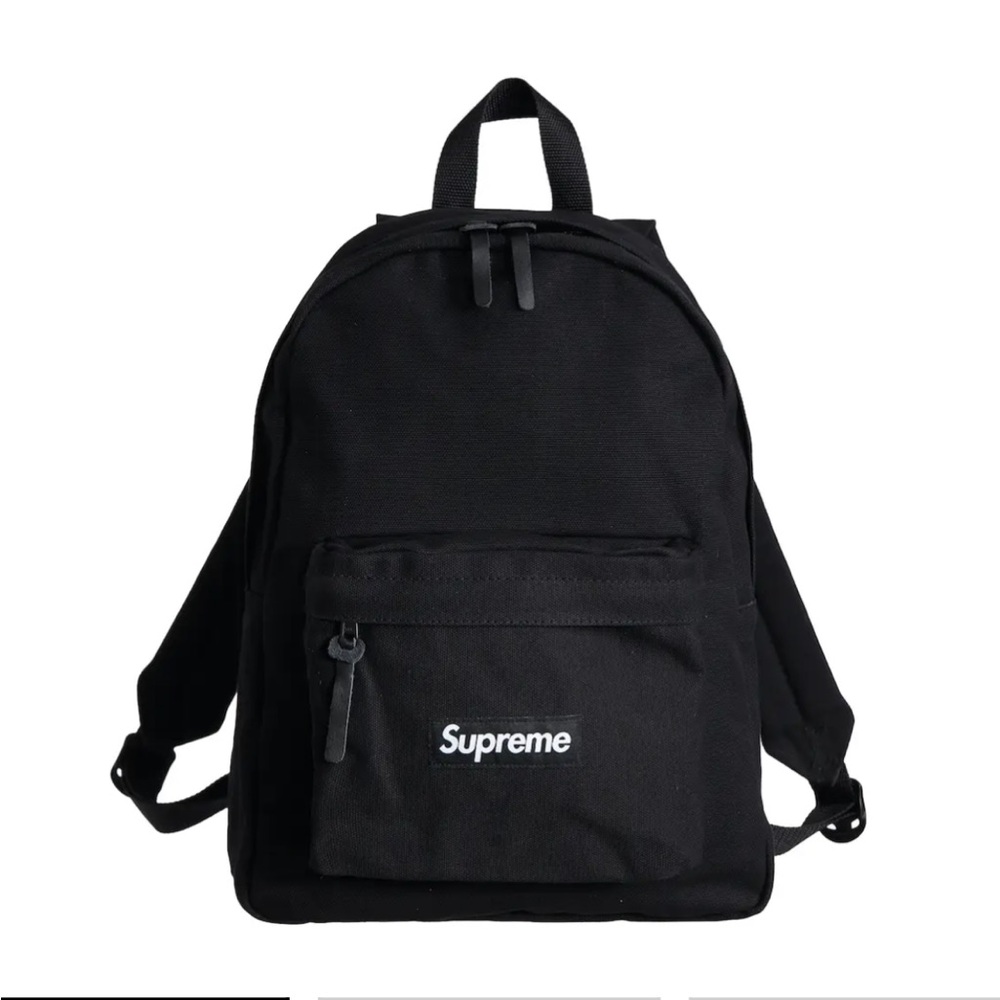 Supreme Canvas Backpack Black